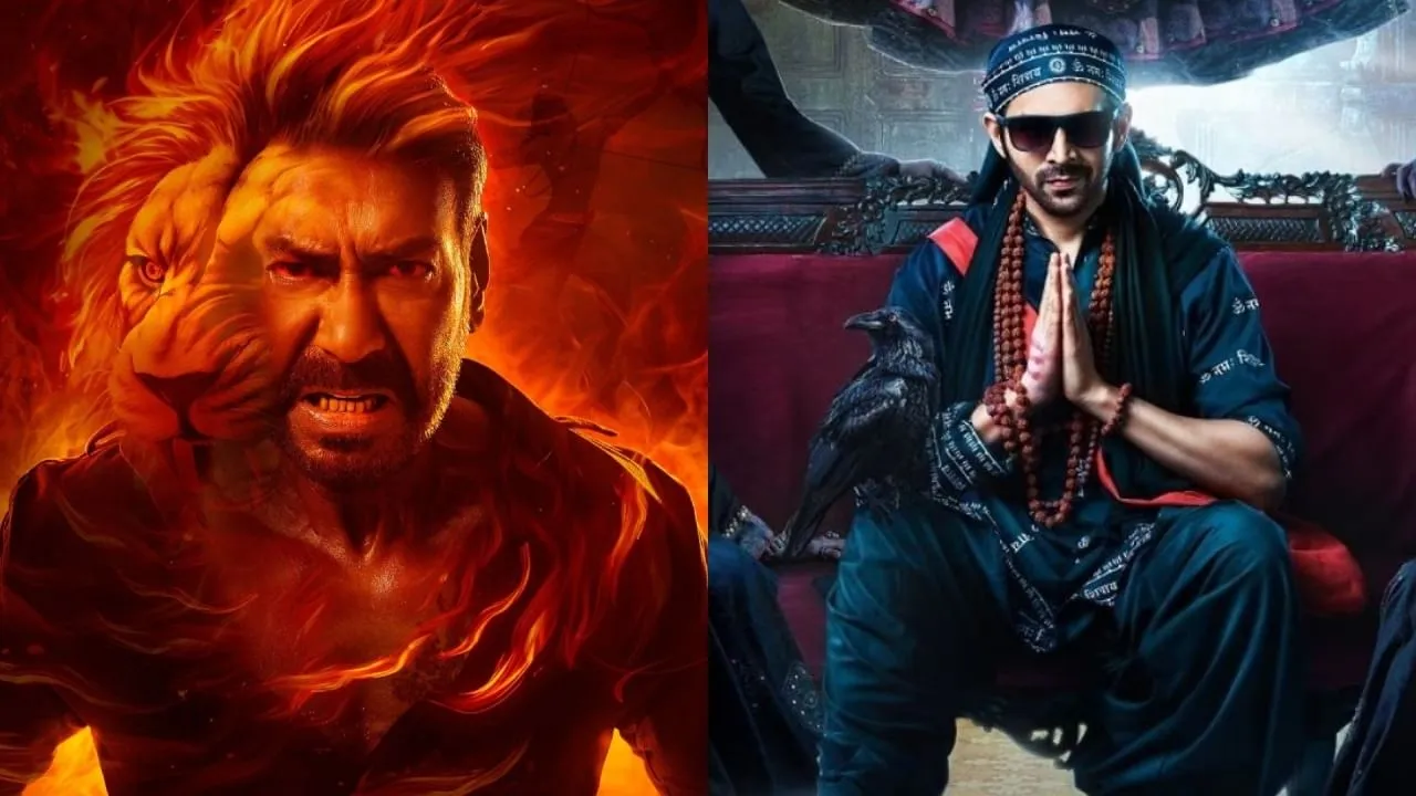 Advance Booking: भूल भुलैया 3 और सिंघम अगेन की एडवांस बुकिंग होल्ड पर,  स्क्रीन्स को लेकर दोनों फिल्मों में विवाद | Bhool Bhulaiyaa 3 and Singham  Again Advance booking on hold ...