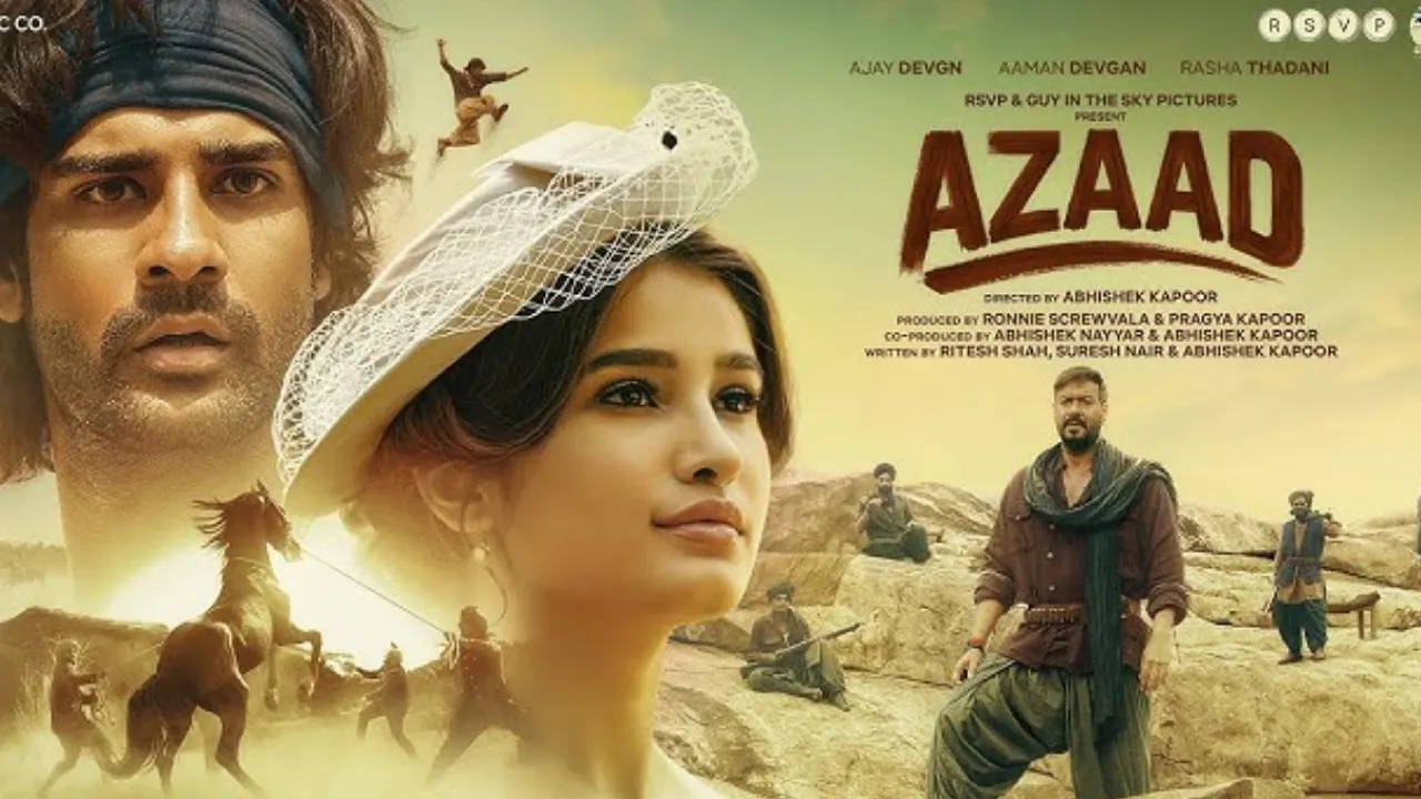 Azaad Movie Review: रुला गया इंसान और घोड़े के बीच का प्यार, Aaman-Rasha ने  एक्टिंग से जीता दिल - Aaman Devgan Rasha Thadani Movie Azaad Review