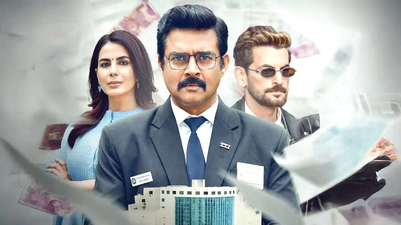 Hisaab Barabar Review: बैंक स्कैम-सिस्टम के गठजोड़ से जूझते आम आदमी की  कहानी | Hisaab Barabar review r madhavan film must watch satirical action  comedy
