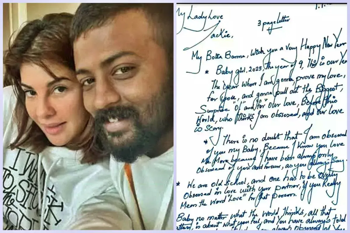 Sukesh Chandrasekhar’s jail letter to Jacqueline Fernandez: ‘Our love will set an example’