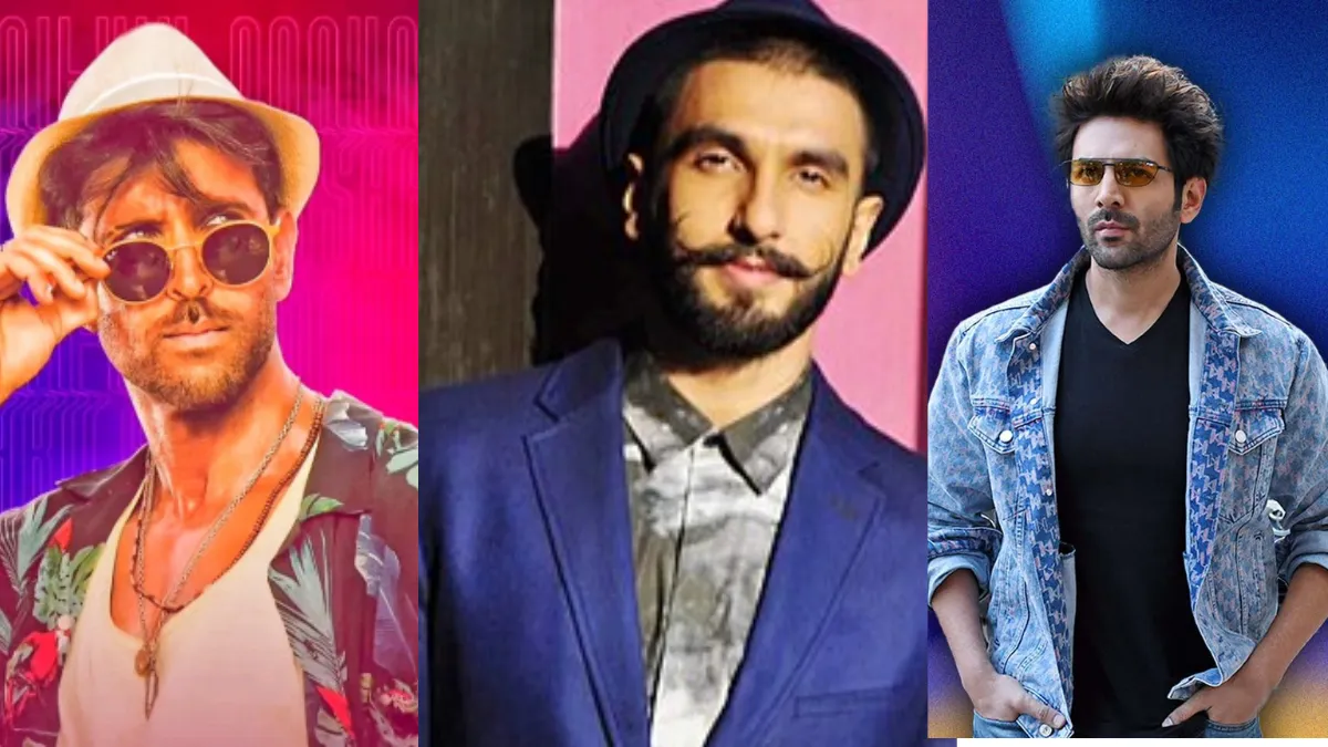 Hrithik Roshan, Ranveer Singh & Kartik Aaryan