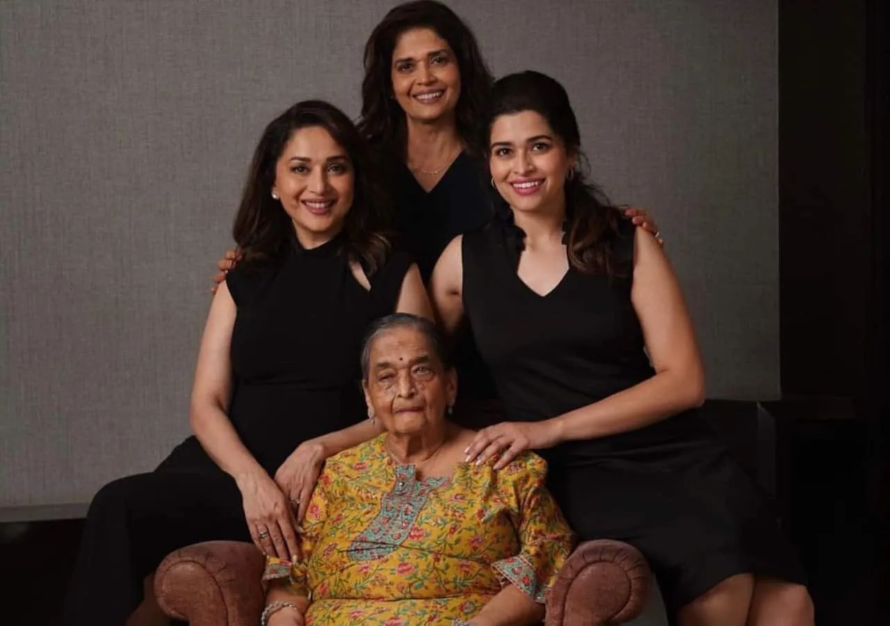 madhuri dixit family