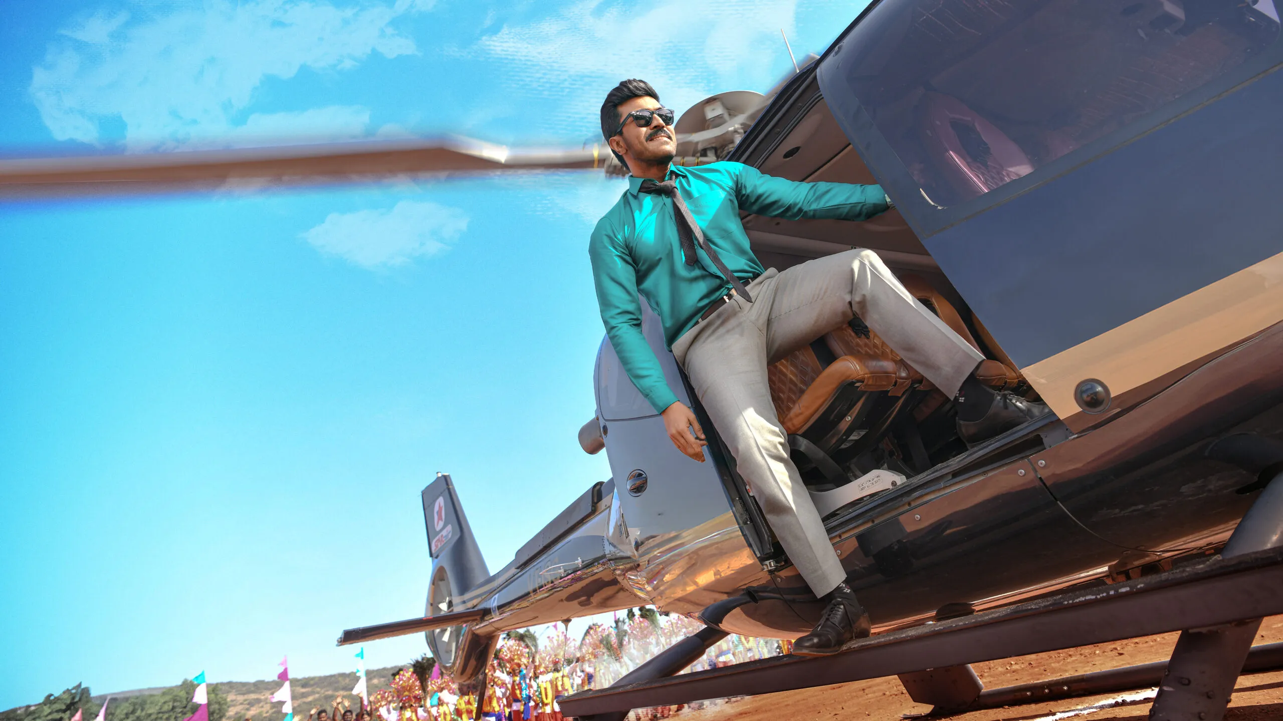 Global Star Ram Charan, Star Director Shankar's Game Changer Raa Macha  Macha galvanises - Social News XYZ