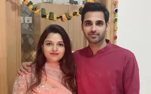 Nupur and Bhuvneshwar Kumar (Source - Twitter)