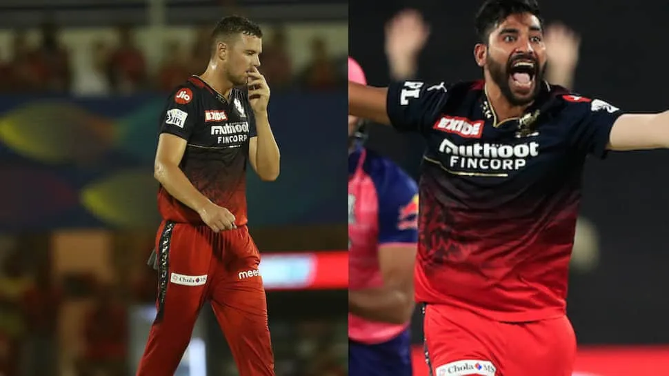 IPL 2022: Mohammed Siraj, Josh Hazlewood slammed by RCB fans after going  for 100 runs together in 6 overs | Cricket News | Zee News