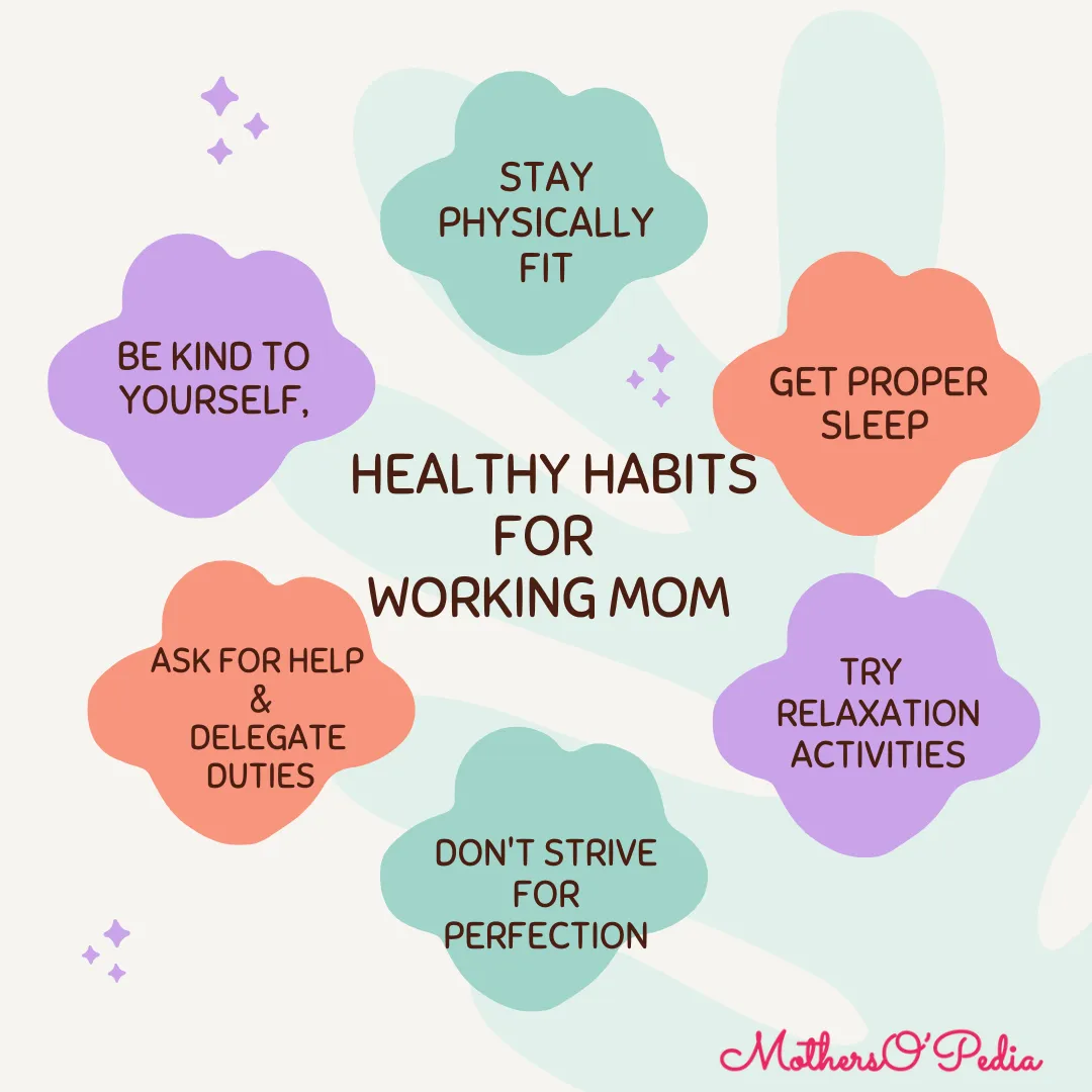 healthy habits working mom