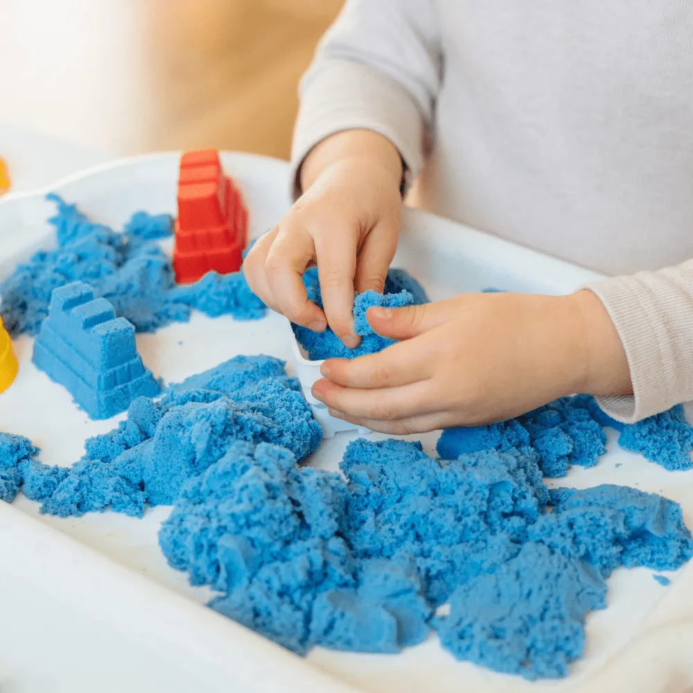 How to Make Kinetic Sand (just 3 Ingredients!)