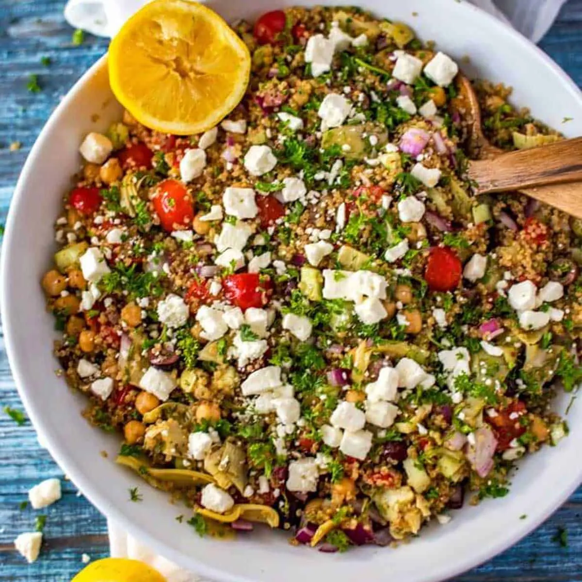 Mediterranean Quinoa Salad Recipe Recipe - Wendy Polisi