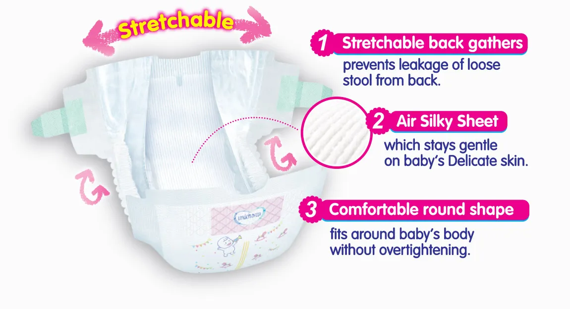 Safe comfortable fit Preemie Diaper