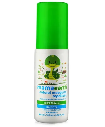 mamaearth Natural Mosquito Repellent Spray With Lemongrass Oil - 100 ml