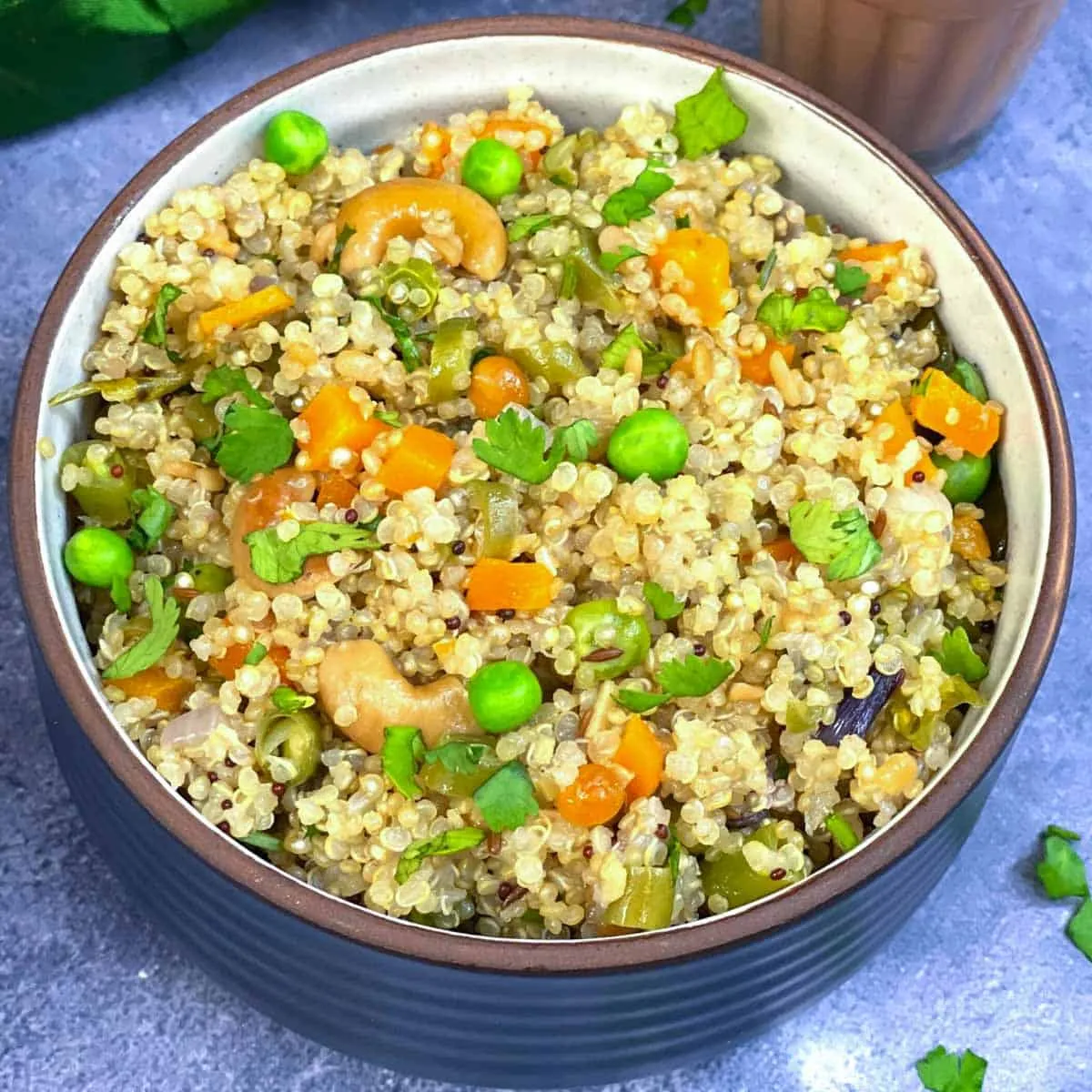 Quinoa Upma - Instant Pot & Stovetop - Indian Veggie Delight