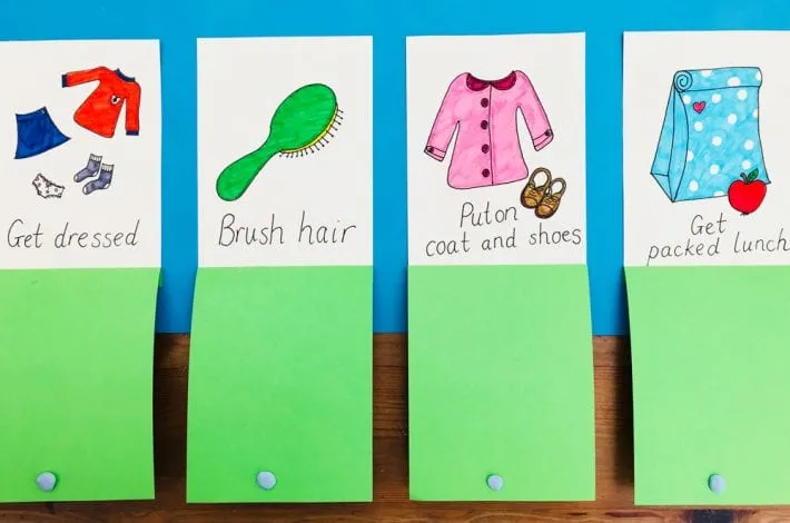 Morning routine chart for kids | DIY Crafts |