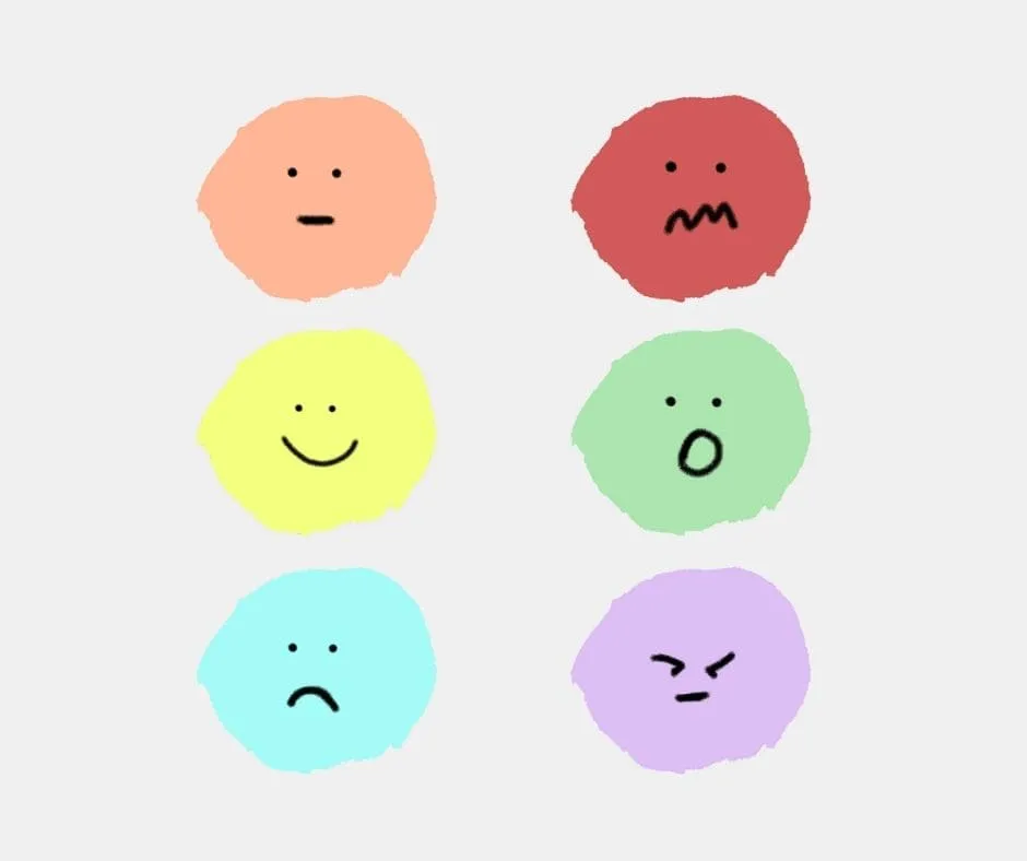 Naming emotions activity for kids - OPENMIND [Free picture PDF cards]