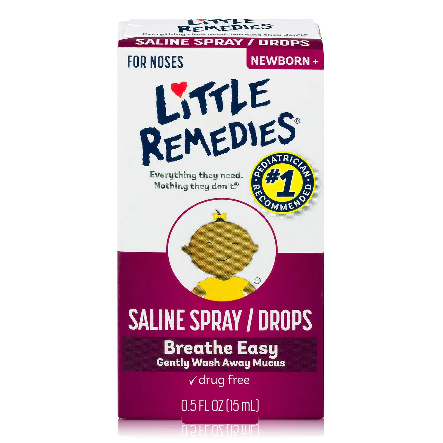 Amazon.com: Little Remedies Saline Spray and Drops, Safe for ...