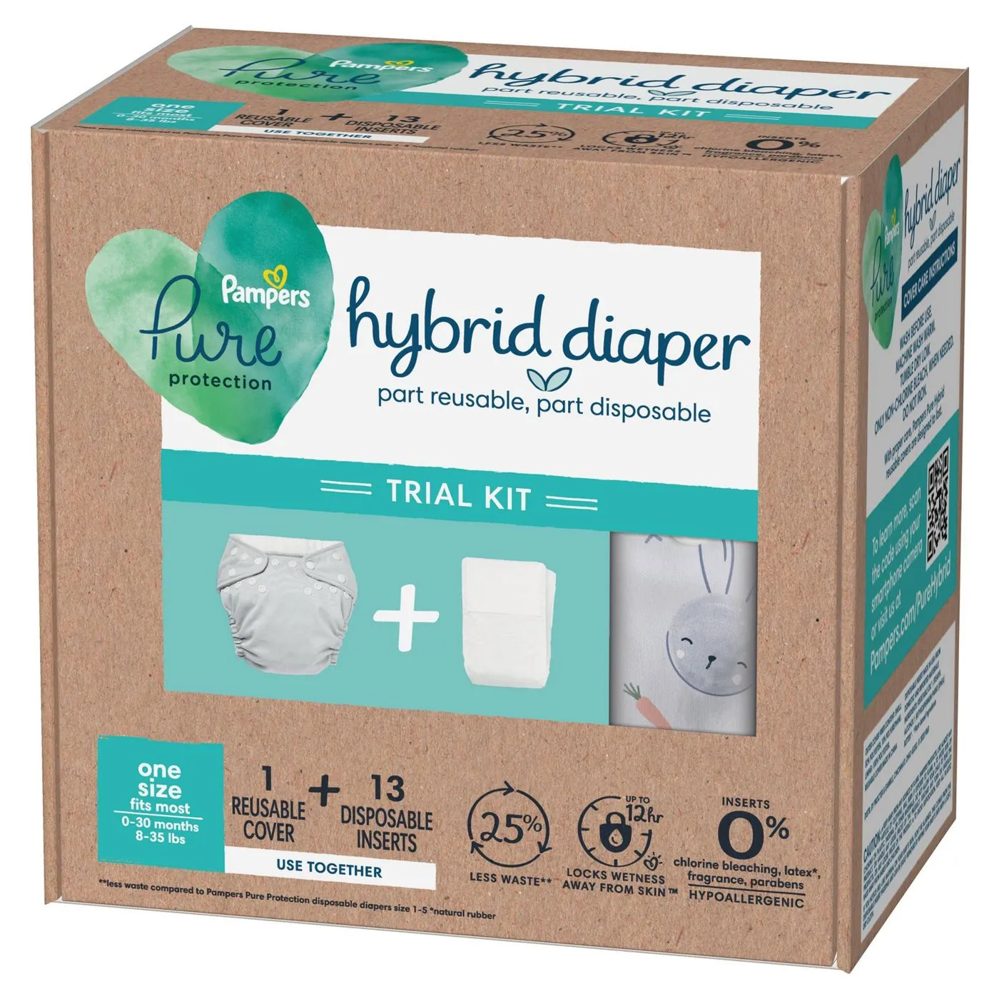 Cloth Comparison: Pampers Pure Hybrid Diaper - Simply Mom Bailey