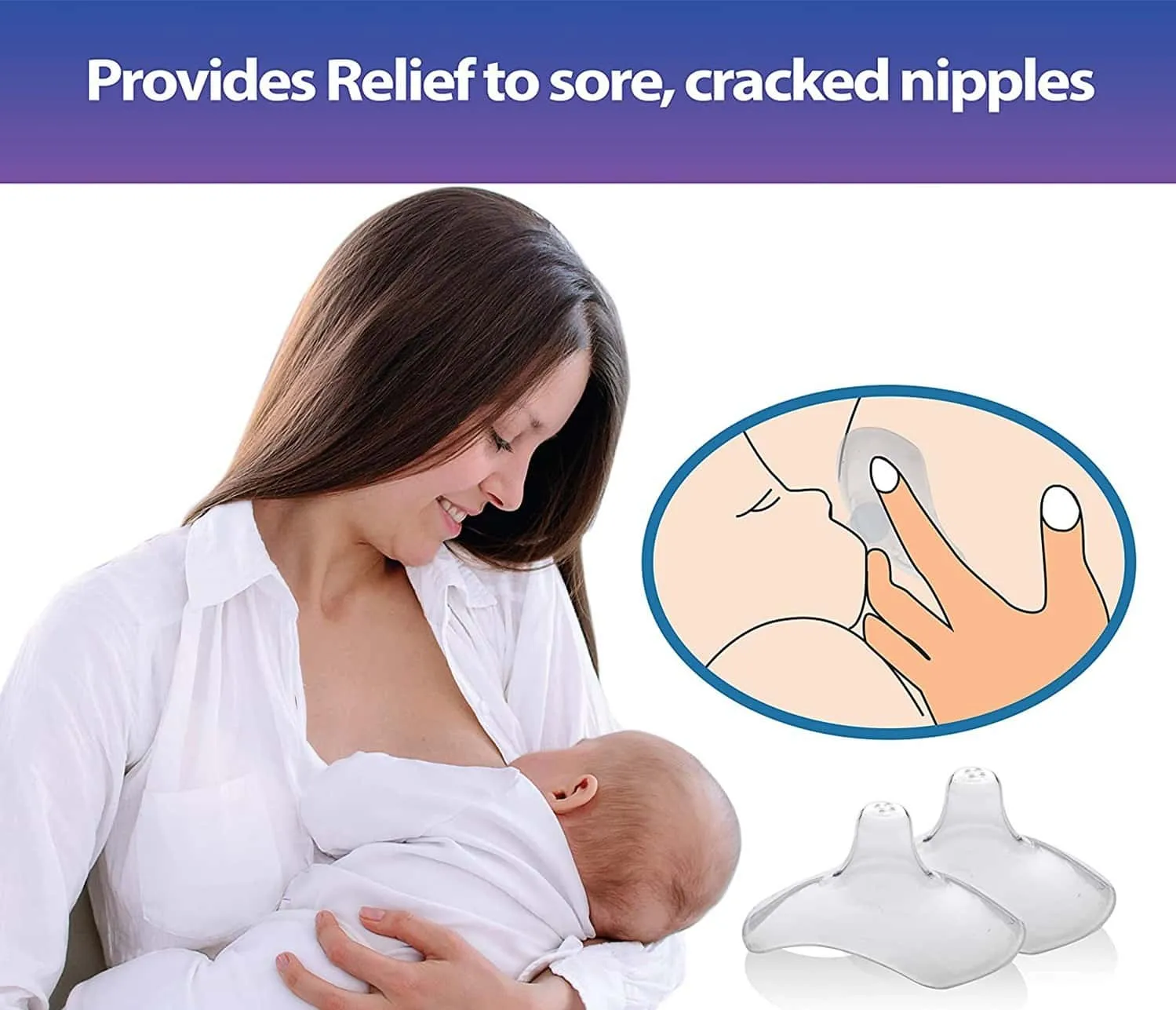 Buy LUVLAP SILICONE NIPPLE PROTECTOR / SHIELD FOR BREAST FEEDING MOTHERS  WITH STORAGE CASE Online & Get Upto 60% OFF at PharmEasy