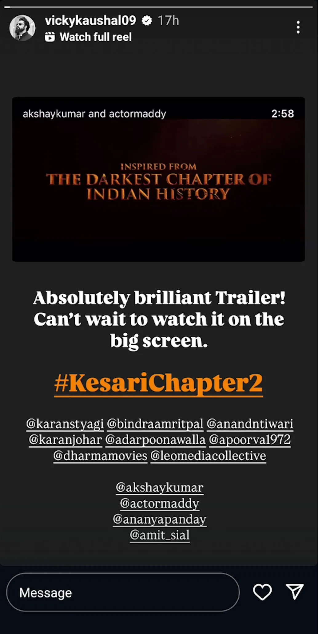 Vicky Kaushal Kesari Chapter 2