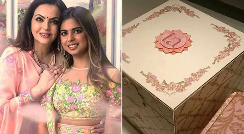 Mukesh Ambani's Daughter Isha Ambani's Wedding Card