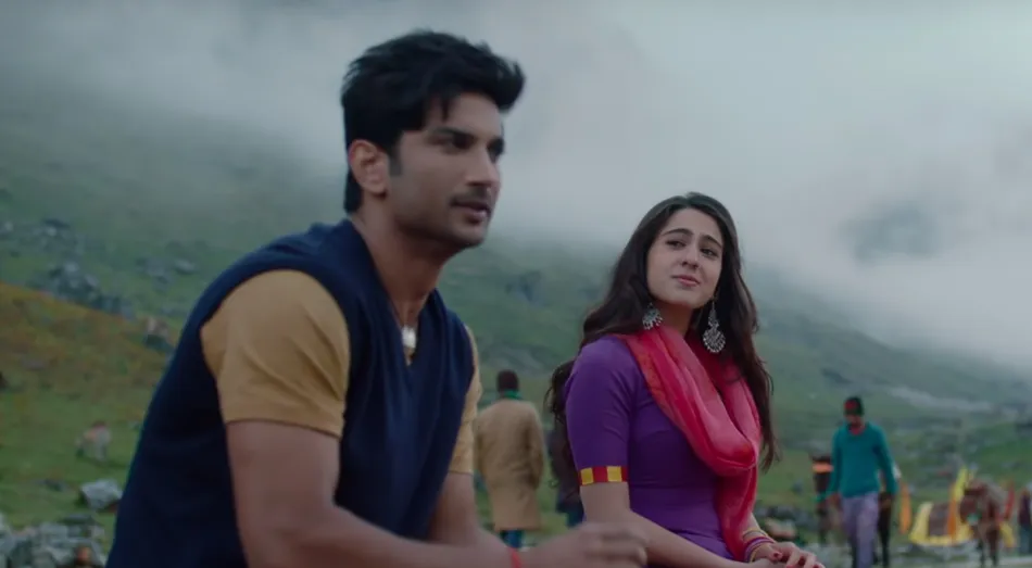 Sushant Singh Rajput And Sara Ali Khan At Kedarnath Still