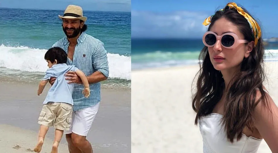 Saif Ali Khan, Taimur And Kareena Kapoor