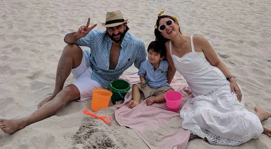 Saif Ali Khan, Taimur And Kareena Kapoor
