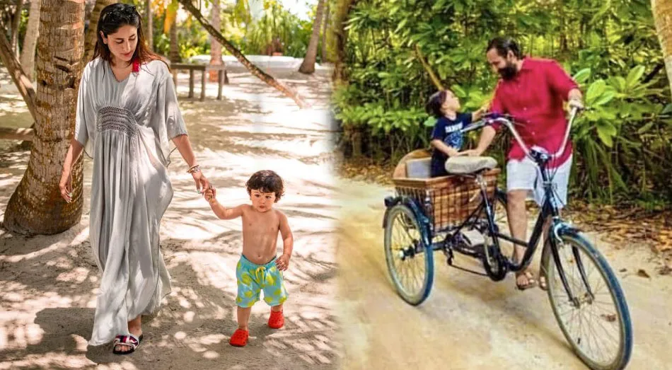 Taimur Ali Khan, Kareena Kapoor And Saif ALi Khan