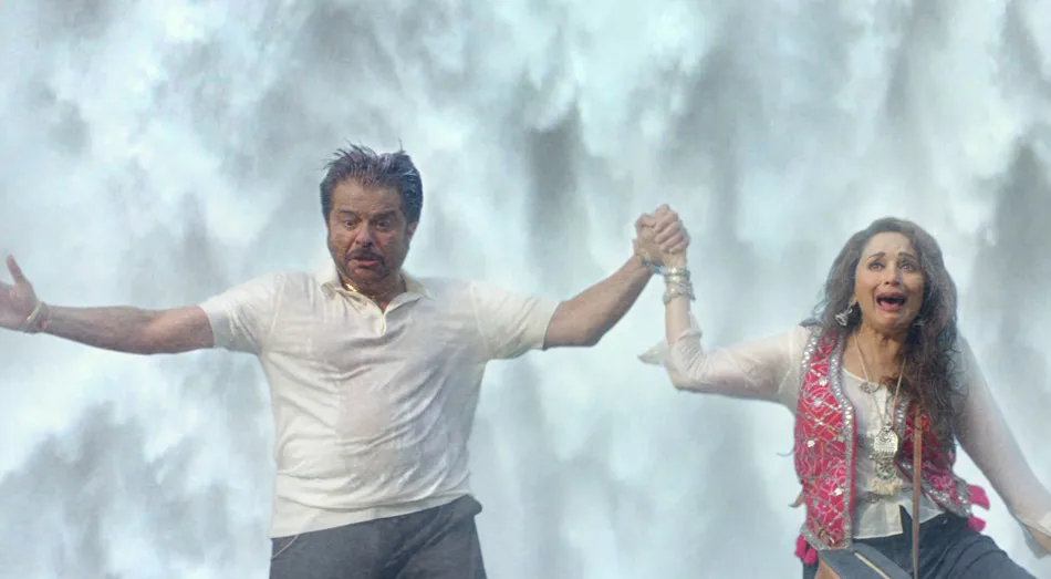 Anil Kapoor And Madhuri Dixit At Total Dhamaal