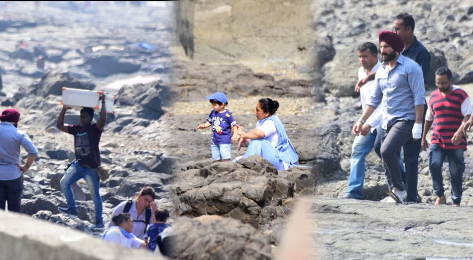 Saif Ali Khan And Taimur Ali Khan