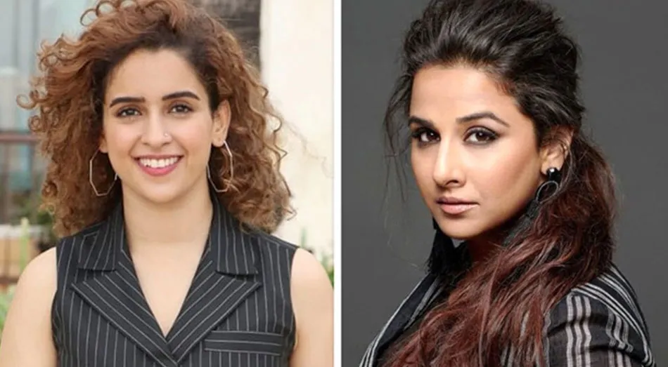 Sanya Malhotra And Vidya Balan