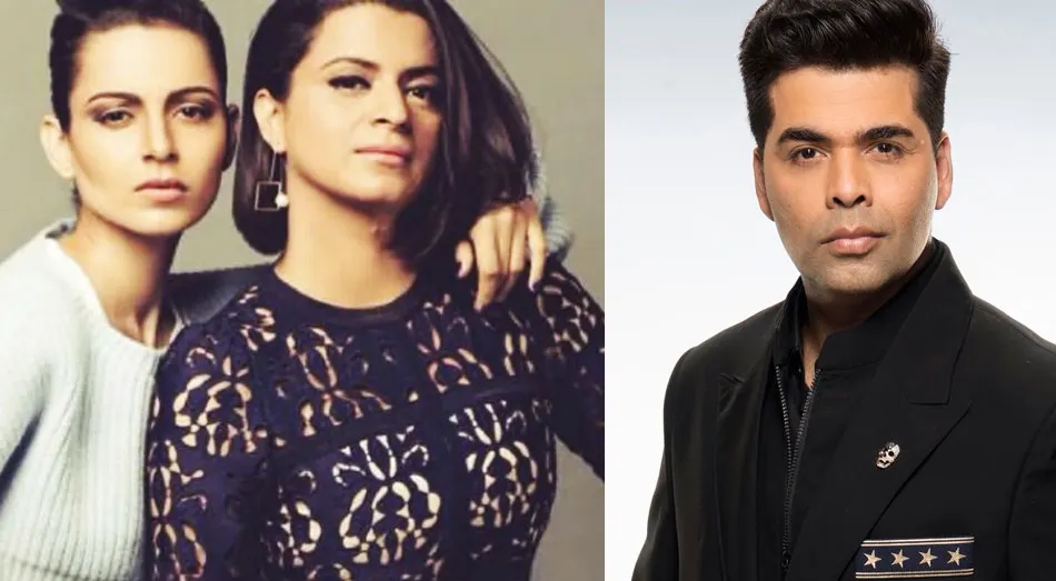 Kangana Ranaut Rangooli Karan Johar