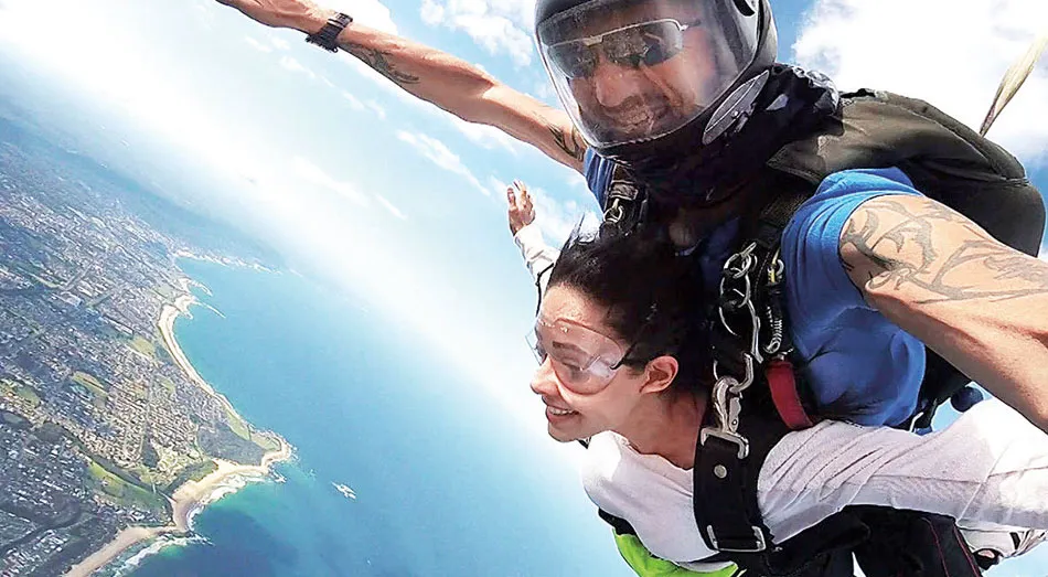 This Video Of Nushrat Bharuch Skydiving In Australia Will Give You An Adrenaline Rush