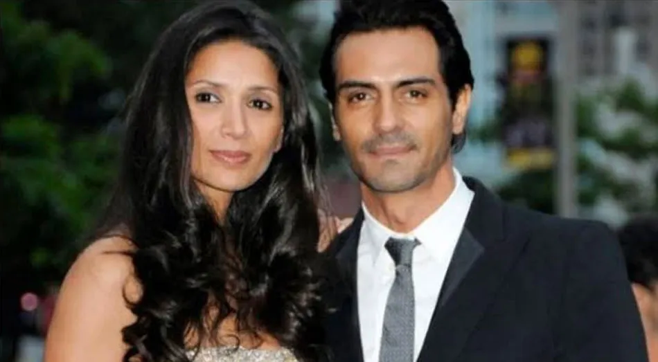 Arjun Rampal and Mehr Jesia