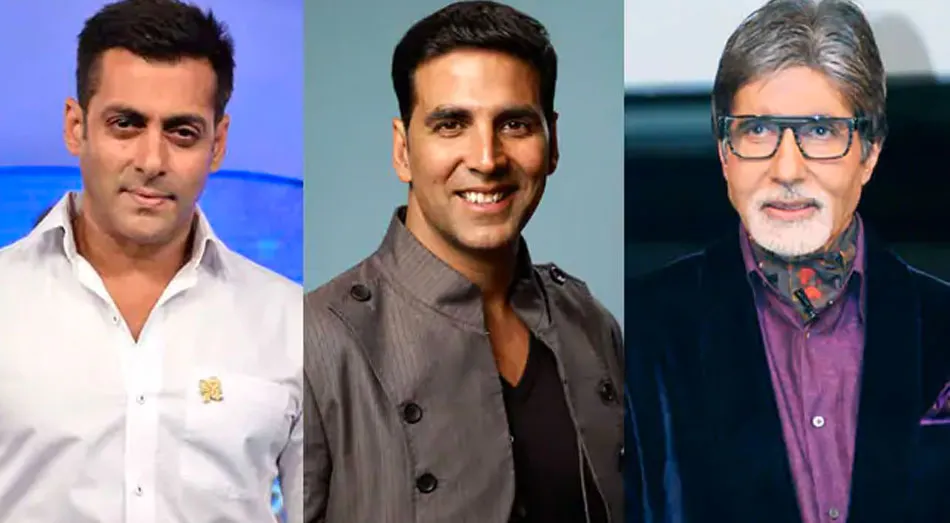 Amitabh Bachchan, salman  khan, akshay kumar