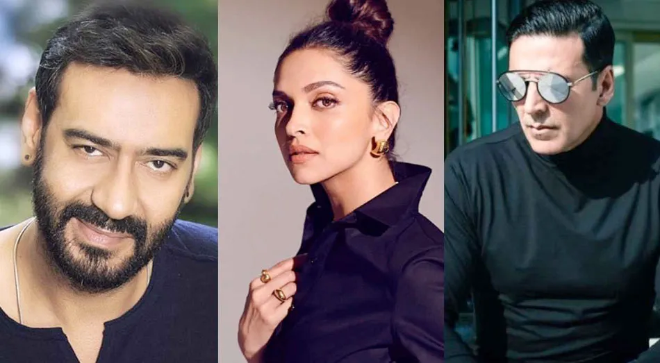 ajay devgn, deepika padukone, akshay kumar
