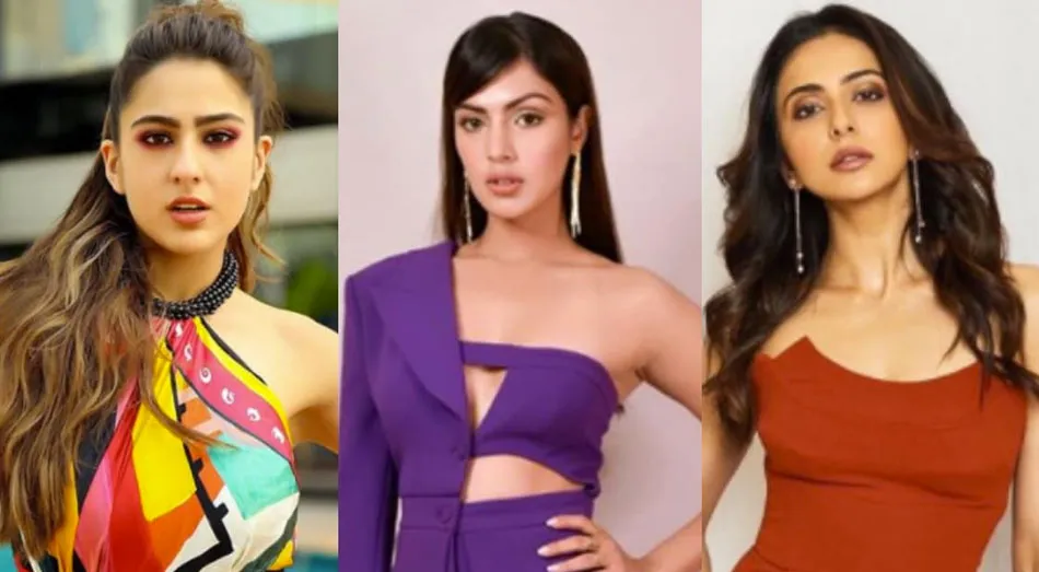 Rhea Chakraborty, Sara Ali Khan, Rakul Preet