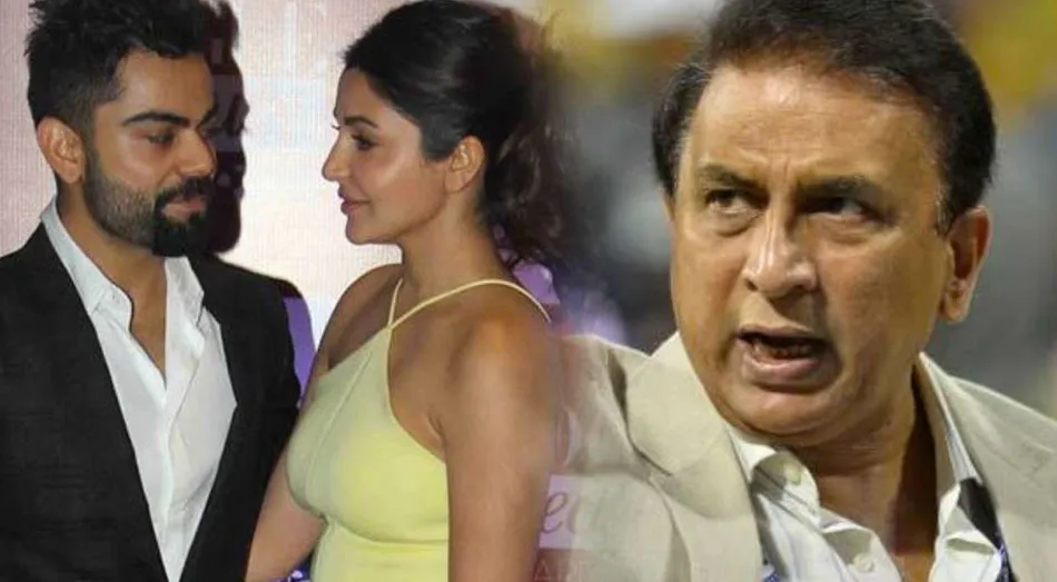Sunil Gavaskar, Virat Kohli, Anushka Sharma