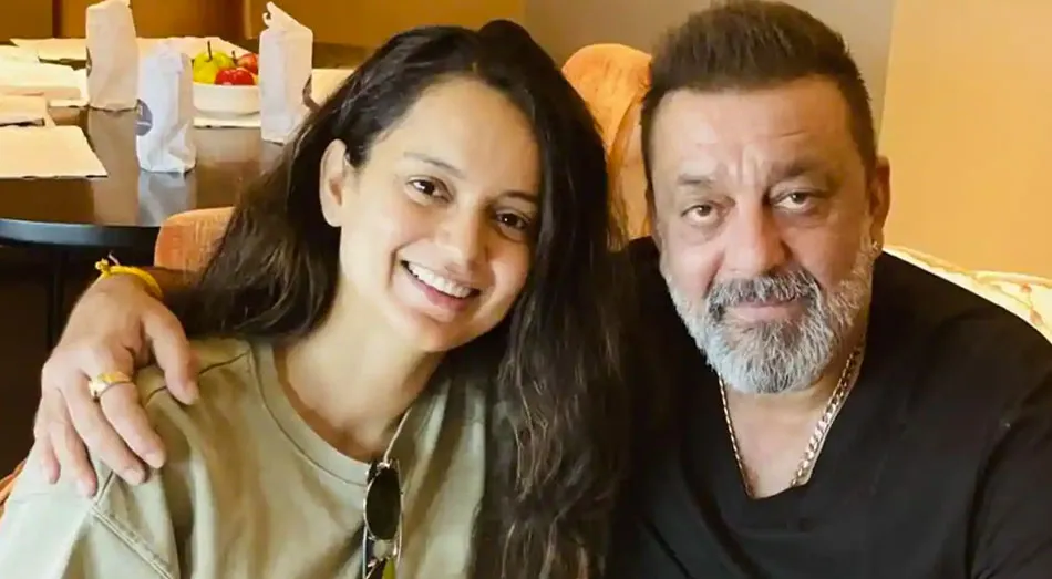 Kangana Ranaut Meets Sanjay Dutt