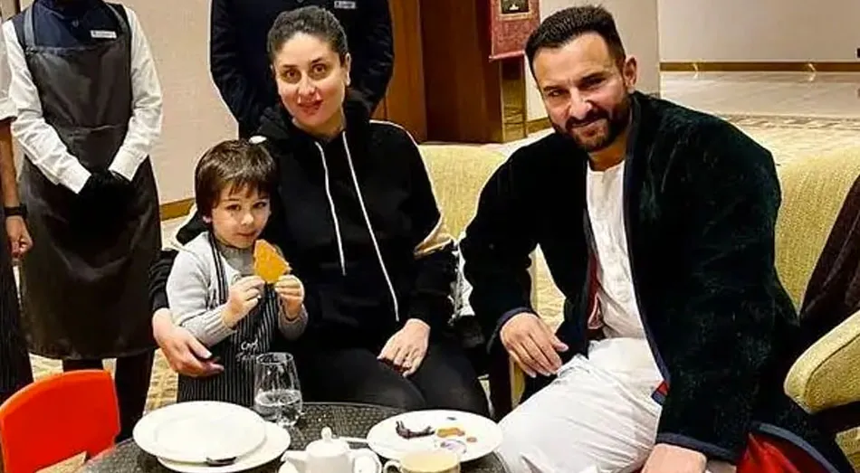Kareena Kapoor Khan, Saif Ali Khan & Taimur Ali Khan