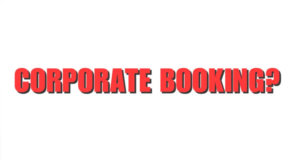 Corporate Booking