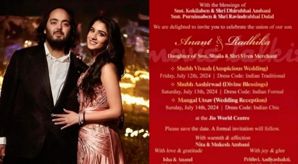 Anant Ambani, Radhika merchant