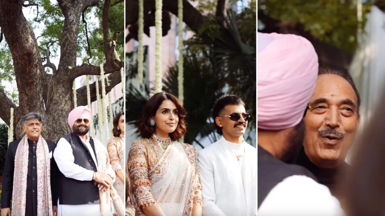 No Gandhis at Manish Tewari's reception for his daughter's wedding