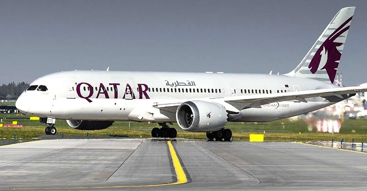 Qatar Airways flight