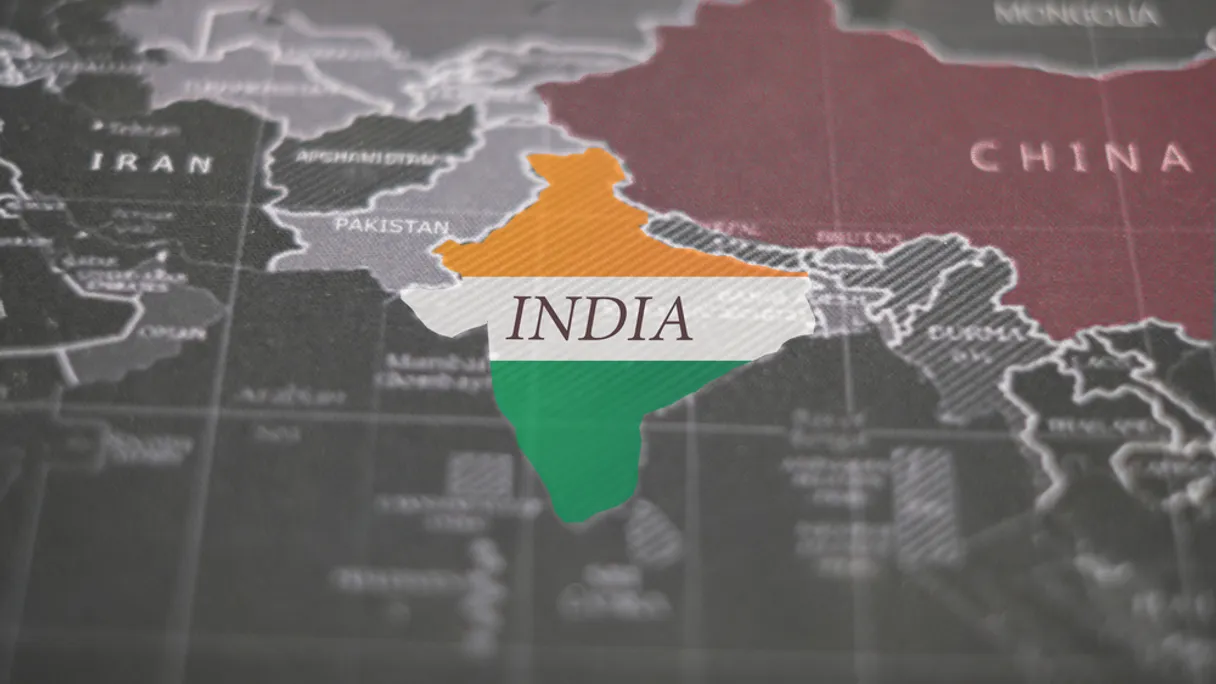 India China Map