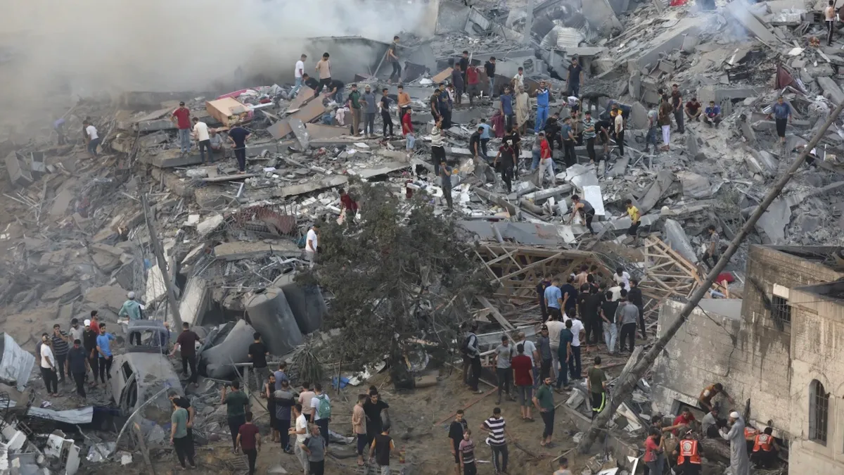 Gaza destruction