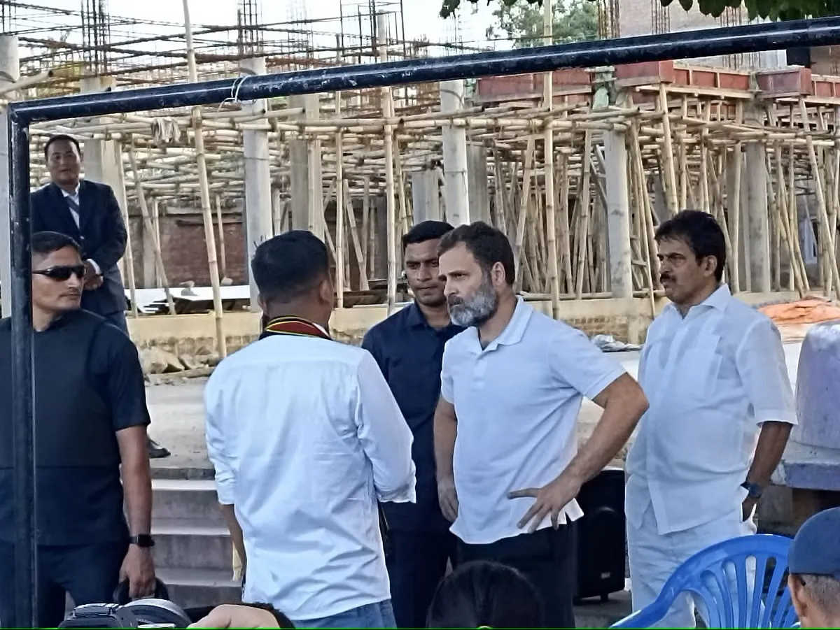 Rahul Gandhi Churachandpur Manipur