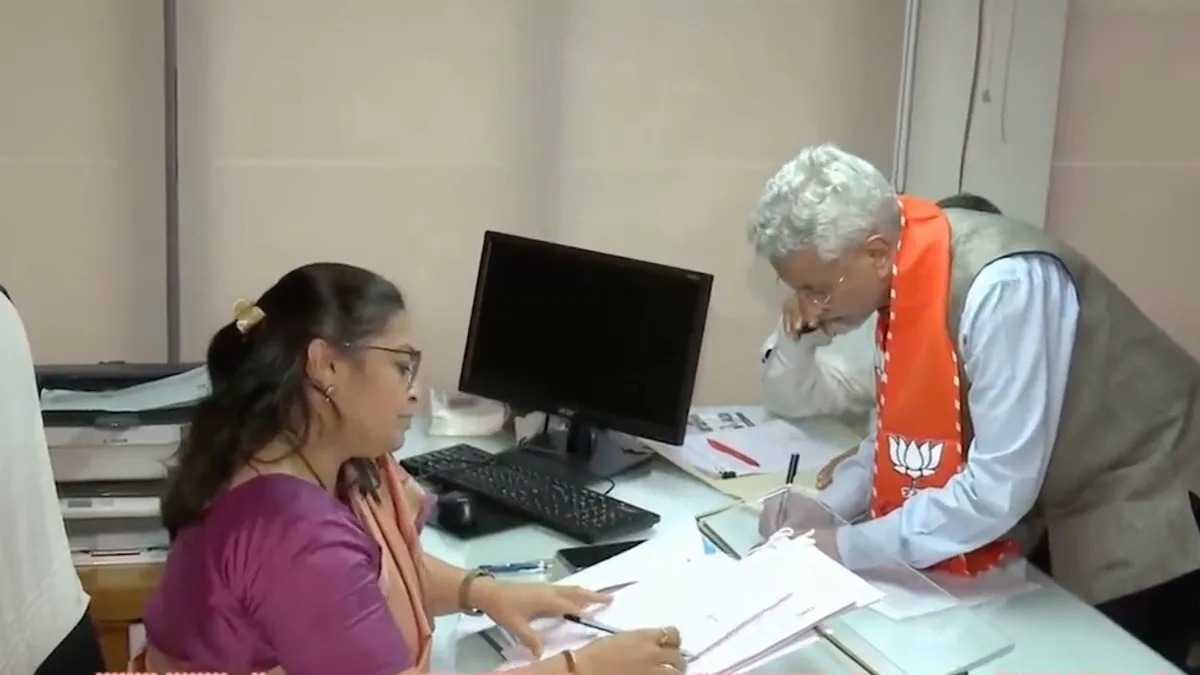 EAM Jaishanka filing Rajya Sabha nomination