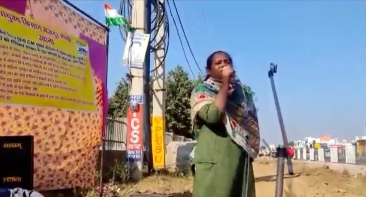 Neelam farmers protest