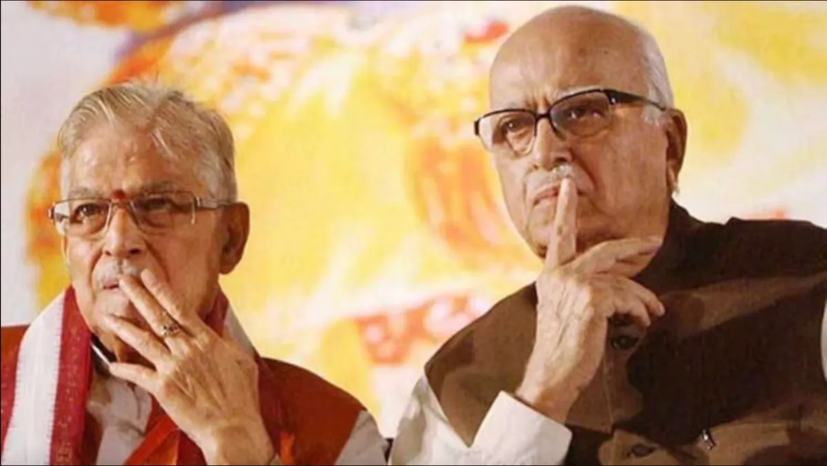 L K Advani and Murli Manohar Joshi
