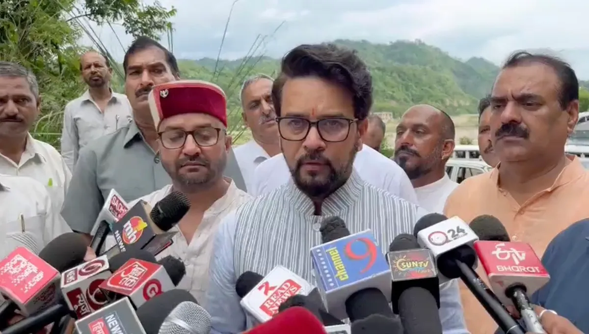 Anurag Thakur in Bilaspur