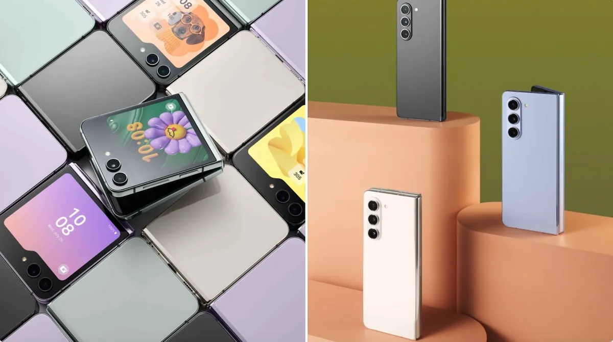 Galaxy Z Fold 5 and Galaxy Flip 5